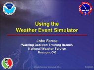 Weather Event Simulator - Unidata