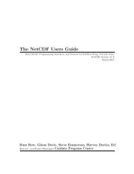 The NetCDF Users Guide - Unidata - University Corporation for ...