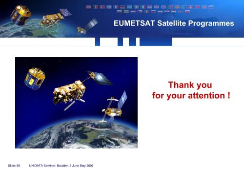 EUMETSAT Satellite Programmes - Unidata