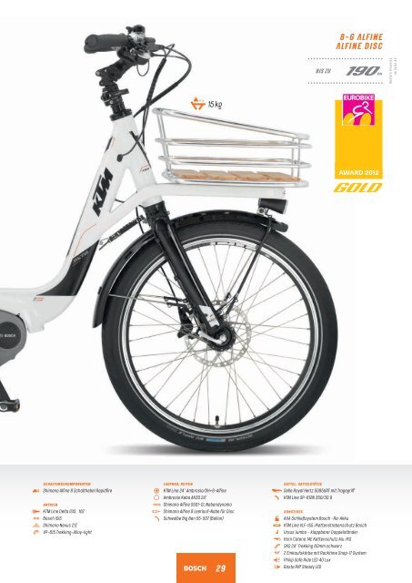 KTM eBikes 2014