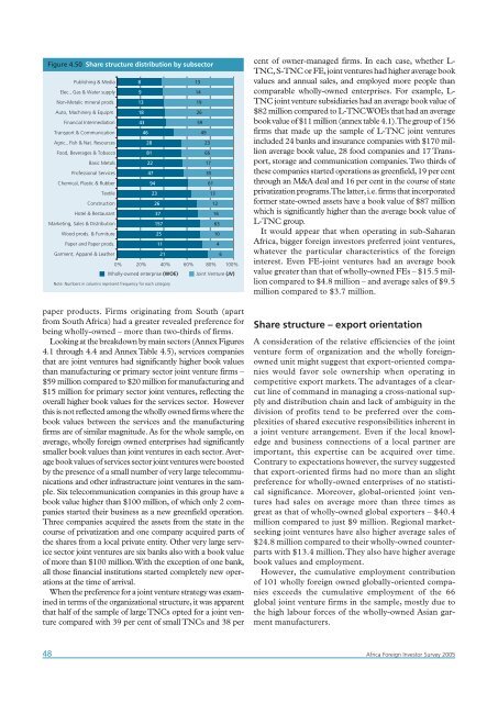 Africa Foreign Investor Survey 2005 - unido