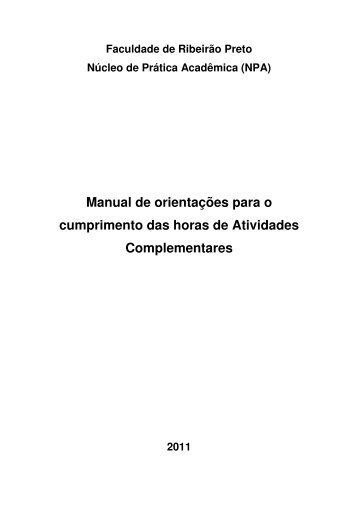 RelatÃ³rio das atividades complementares - UNIESP