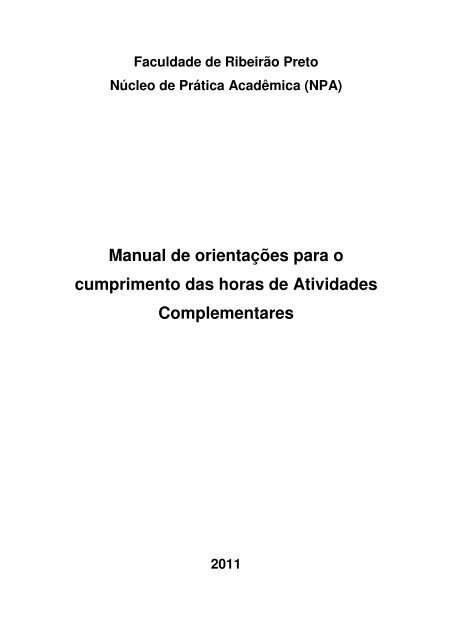 RelatÃ³rio das atividades complementares - UNIESP