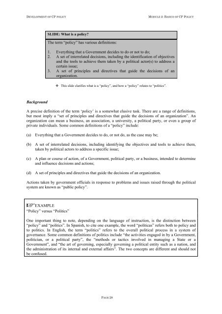 Manual on the Development of Cleaner Production Policies ... - Unido