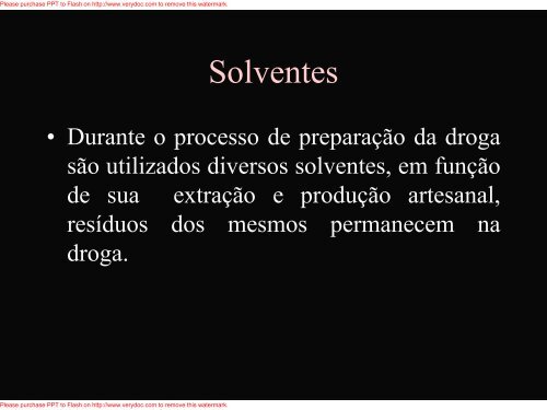 Crack: propriedades fÃ­sico- quÃ­micas - Unifesp