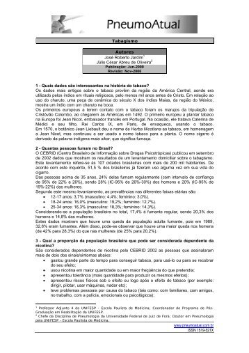 www.pneumoatual.com.br ISSN 1519-521X Tabagismo ... - Unifesp