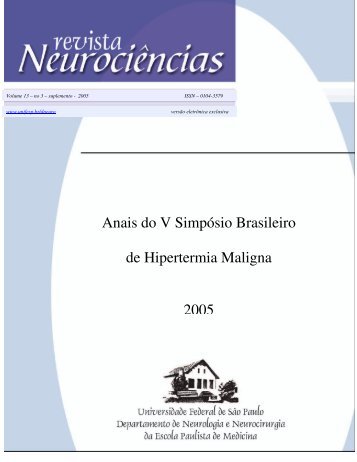 BiÃ³psia e teste de contratura muscular - Revista NeurociÃªncias