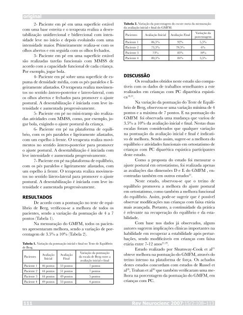 Revista Volume 15 NÃºmero 2 2007 - Unifesp