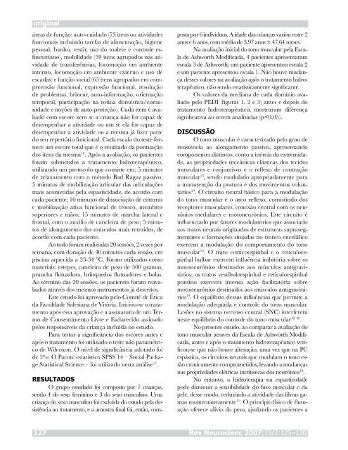 Revista Volume 15 NÃºmero 2 2007 - Unifesp