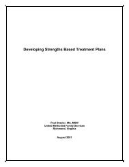 Developing Strengths-Based Treatment Plans - Unified-solutions.org