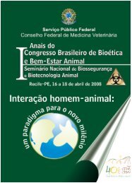Anais do I Congresso de Bioetica e Bem-Estar Animal - Unoesc