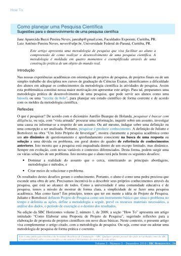 Como planejar uma Pesquisa CientÃ­fica - Unifra