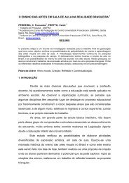 O ENSINO DAS ARTES EM SALA DE AULA NA ... - Unifra