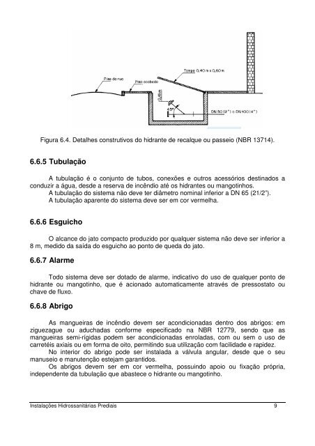 6. INSTALAÃÃES PREDIAIS DE COMBATE A INCÃNDIO - Unifra