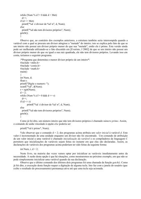 Aprendendo a Programar Programando em Linguagem C - FSM