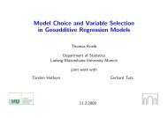 Model Choice and Variable Selection in Geoadditive Regression ...