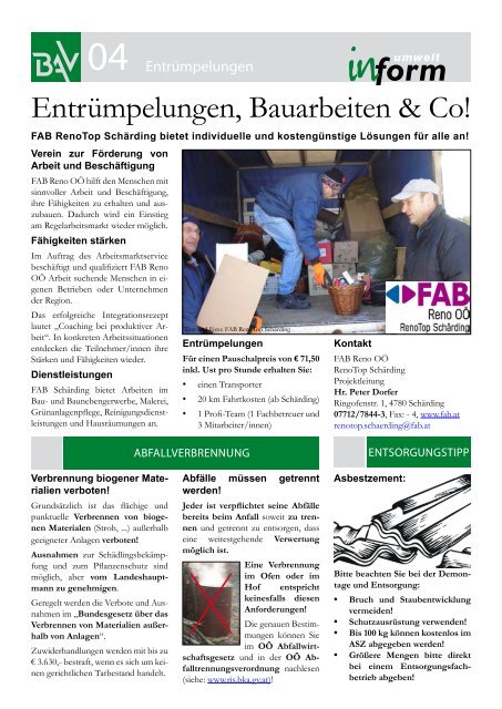 Wir bauen für Sie! - in Freinberg