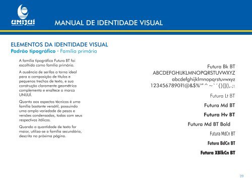 Manual de identidade visual completo - UnijuÃ­