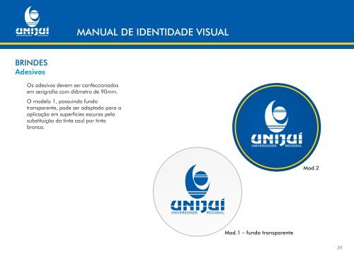 Manual de identidade visual completo - UnijuÃ­