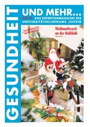 Magazin als PDF - Universitätsklinikum Leipzig