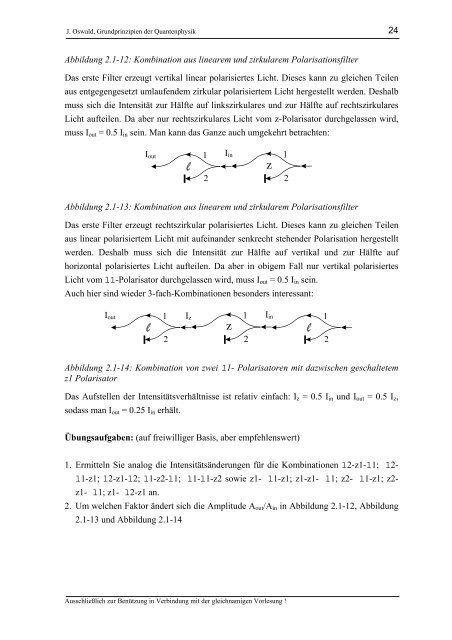 Grundprinzipien der Quantenphysik