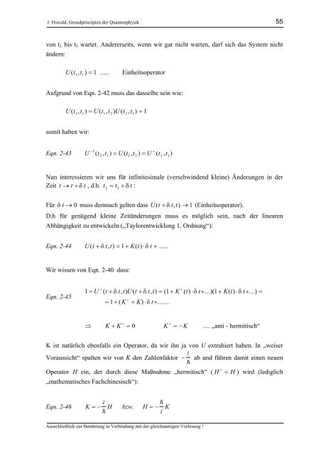 Grundprinzipien der Quantenphysik