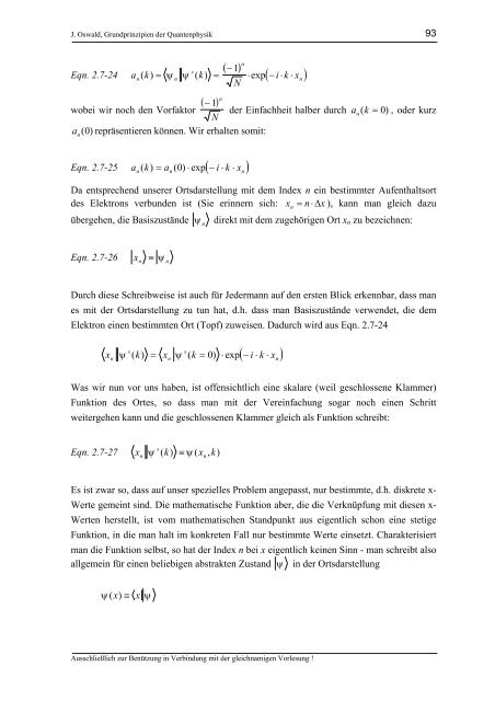 Grundprinzipien der Quantenphysik