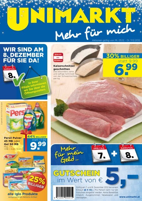 50%BILLIgER - Unimarkt