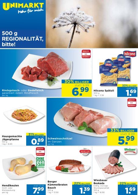 20% billiger - Unimarkt