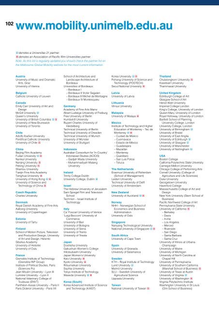 2010 International Undergraduate Prospectus nts. u.au