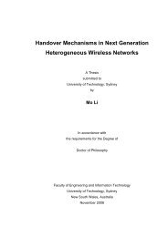 Handover mechanisms in next generation heterogeneous wireless ...