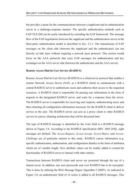 Handover mechanisms in next generation heterogeneous wireless ...