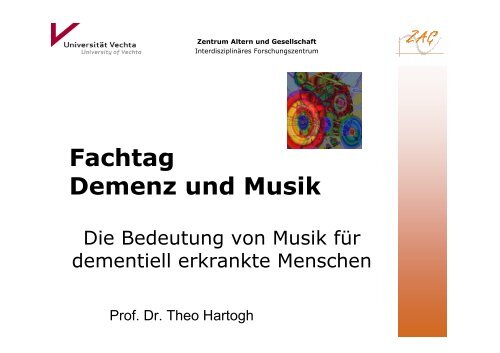 Vortrag Prof. Dr. Theo Hartogh - UNIMUSIK