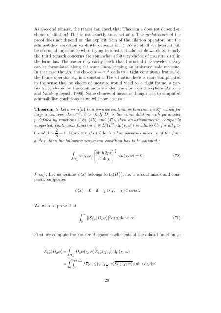 Continuous Wavelet Transform on the Hyperboloid - Université de ...