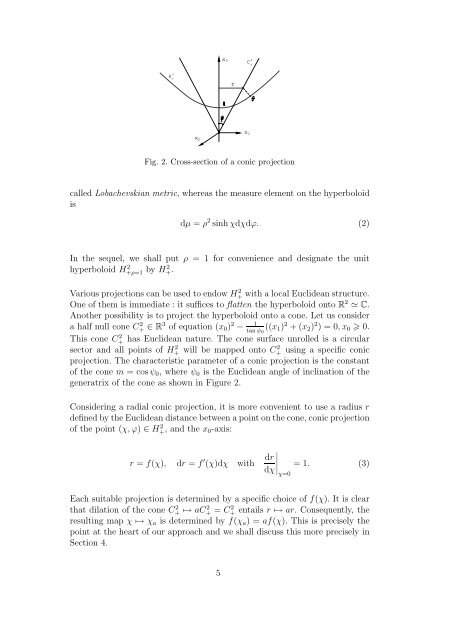 Continuous Wavelet Transform on the Hyperboloid - Université de ...