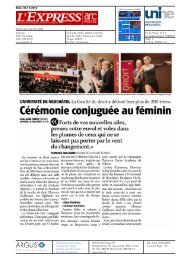 Cérémonie conjuguée au féminin - Université de Neuchâtel