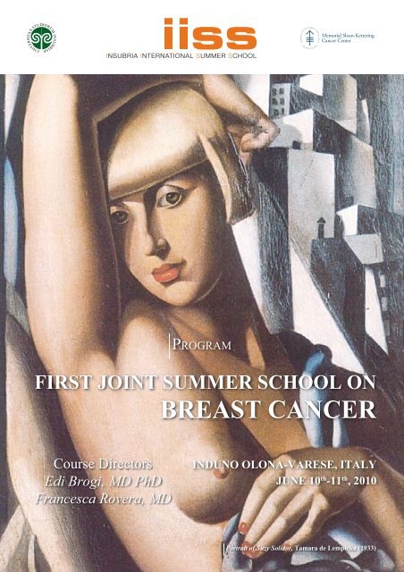 BREAST CANCER - The University of Insubria