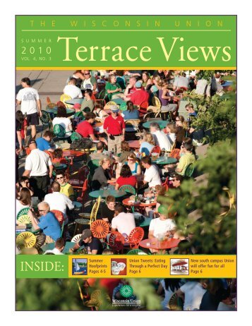 Terrace Views - Wisconsin Union - University of Wisconsin-Madison