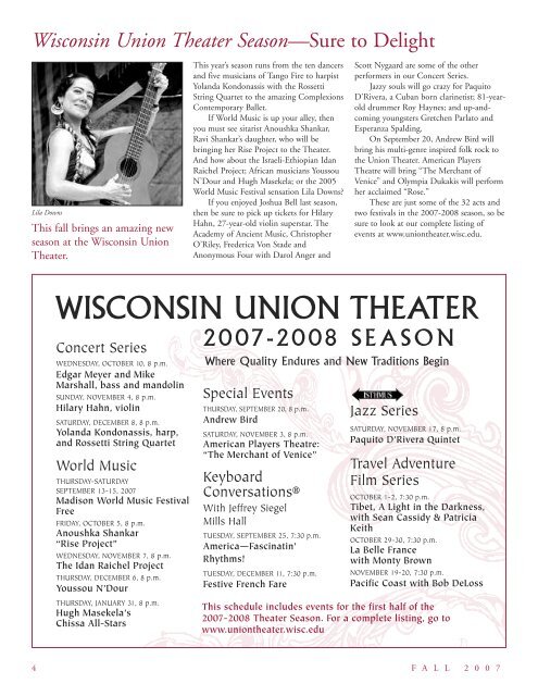 Terrace Views pdf - Wisconsin Union - University of Wisconsin ...