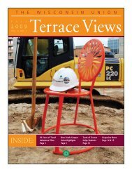 Terrace Views pdf - Wisconsin Union - University of Wisconsin ...