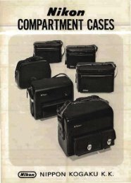 Nikon compartment cases