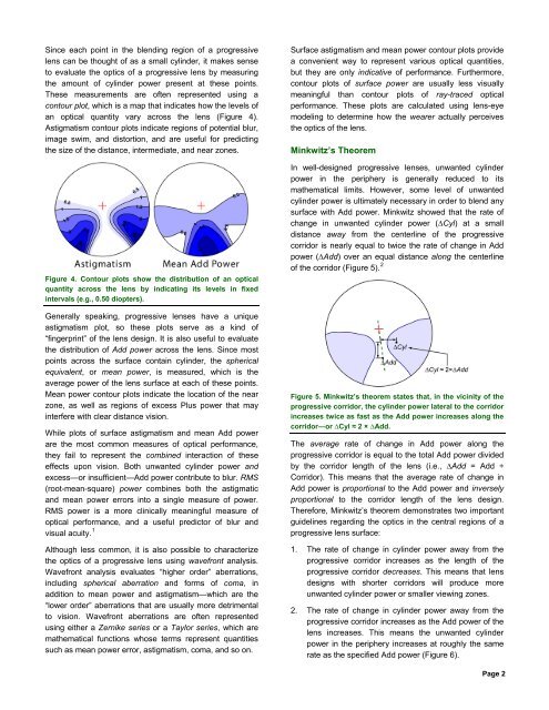 Fundamentals of Progressive Lens Design - Laramy-K Optical