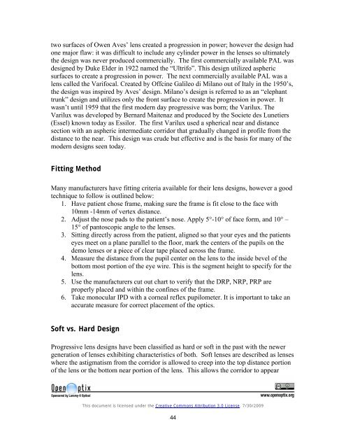 OpenOptix ABO Study Guide - Laramy-K Optical