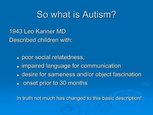 "From Albert Einstein to Napoleon Dynamite: Diagnosing Autism ...