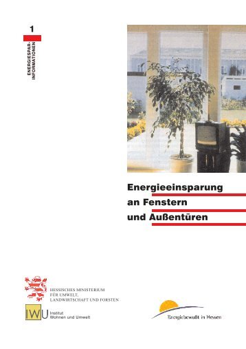 Fenster und Außentüren - Bund der Energieverbraucher e.V.
