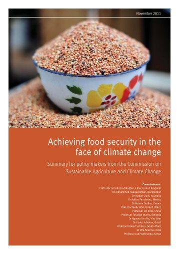 Achieving food security in the face of climate change - CGSpace ...