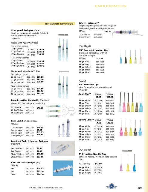 ENDODONTICS - Star Dental Supply