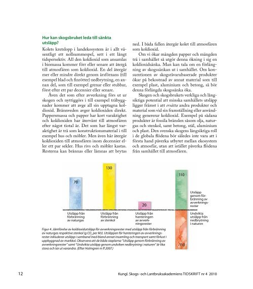 Skogsbrukets bidrag till ett bättre klimat - och Lantbruksakademien