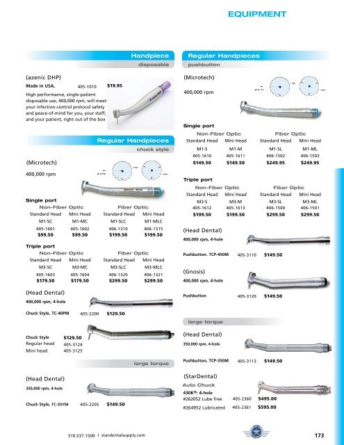 EQUIPMENT - Star Dental Supply