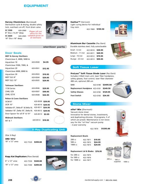 EQUIPMENT - Star Dental Supply